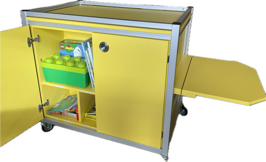 Bild des mobilen Kinderzimmerwagens