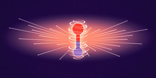 Quantenmechanische Elektronenschwingungen in Molekülen Symbolbild: Quantenmechanische Elektronenschwingungen in Molekülen