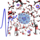 Figure showing how THz fields induce tunneling ionization in liquid water