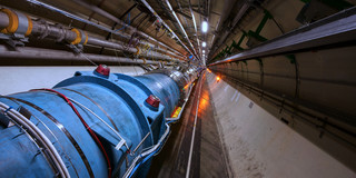 LHC-Tunnel Bild des LHC-Tunnels