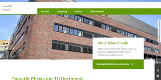 New Website of the Department of Physics New Website of the Department of Physics