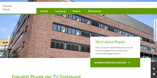 New Website of the Department of Physics