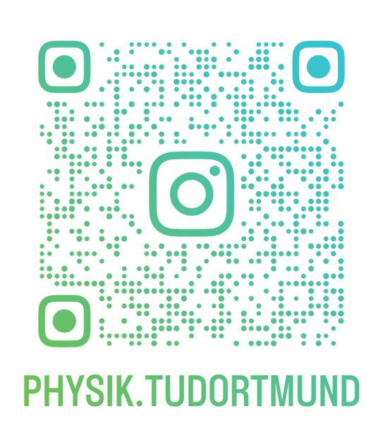 QR-Code für die Instagramseite der Fakultät Physik